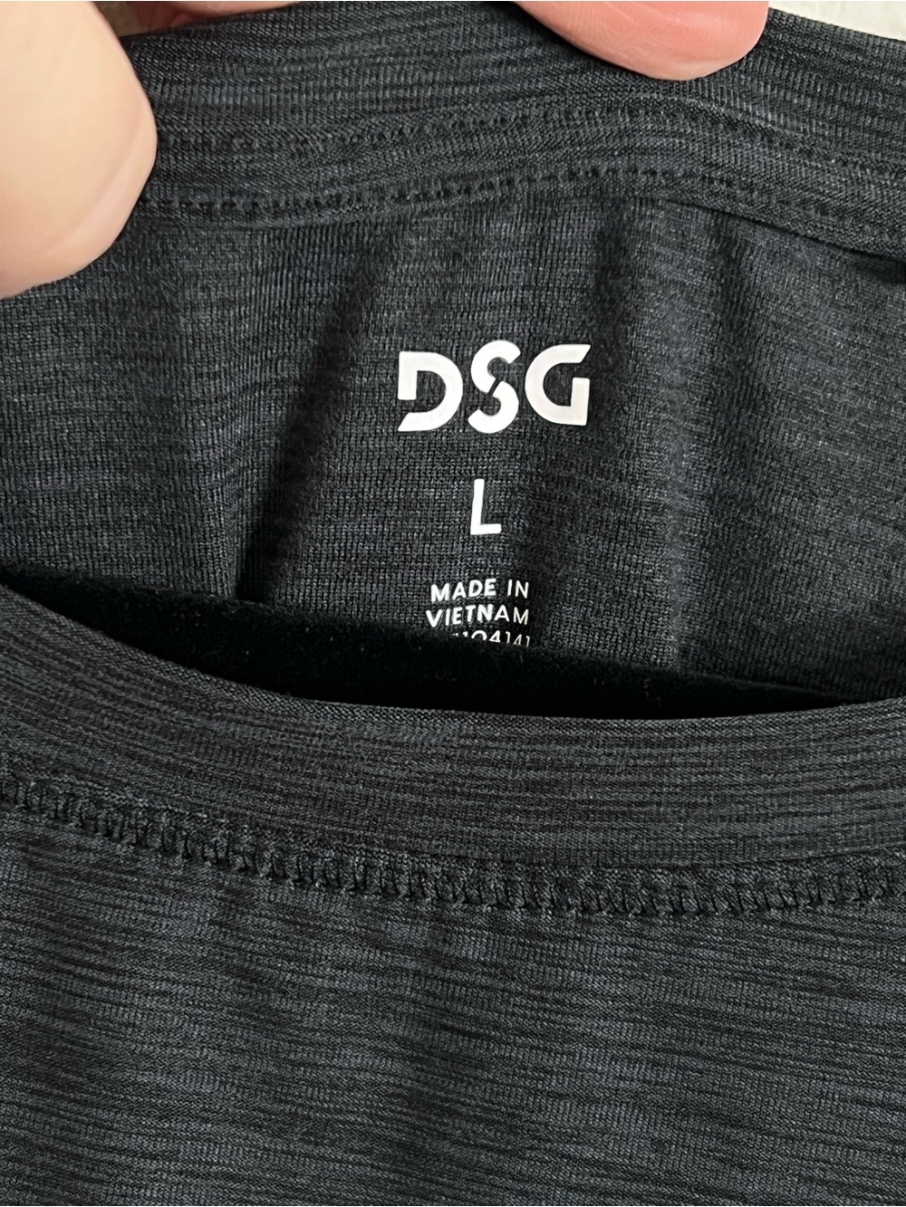DSG Women’s Large Black Heather Long Sleeve Athletic Top